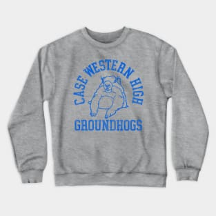 Case Western High Groundhogs (Grey) / Groundhog Day Movie Fan Art Crewneck Sweatshirt